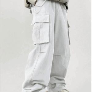 กางเกงคาร์โก้ผู้ชายทรงหลวม